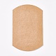 クラフト紙の結婚式の好きなギフトボックス  枕  淡い茶色  9x10.5x3.5cm CON-WH0037-B-12-1