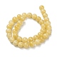 Topazio naturale perle di giada fili G-P454-01D-01-4