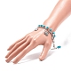 Synthetic Turquoise Beads Multi-strand Bracelets BJEW-JB08753-5