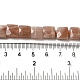 Natürliche sunstone Perlen Stränge G-C109-A09-01-5