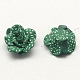 Argile polymère main 3 d perles de fleurs white dot X-CLAY-Q196-20mm-01-2