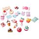 PandaHall 50 PCS Candy & Cake Resin Cabochons for Craft Making CRES-PH0004-01-3