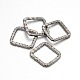 Square Barrel Plated Iron Linking Rings IFIN-N3299-22-2