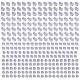 1400 pièces 7 poussoirs d'oreilles en plastique de style X1-KY-LS0001-03-3