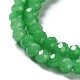 Brins de perles de verre imitation jade peints au four DGLA-A034-J8MM-A10-3