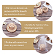 Cajas de anillos de madera grabada CON-WH0079-87-6