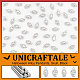 Unicraftale 60 Stück Halloween-Legierungsanhänger FIND-UN0002-50P-5
