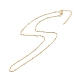 Brass Satellite Chains Necklace for Women NJEW-P265-43G-2