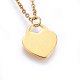 304 Stainless Steel Pendant Necklaces NJEW-H488-13G-2