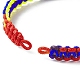 Geflochtene Armbänder aus Polyesterschnur mit Farbverlauf AJEW-JB01146-3