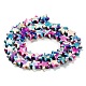 Kunsttürkisfarbenen Perlen Stränge G-C101-G01-01-3