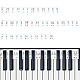 Silicone Removable Piano Keyboard Note Guides DIY-WH0292-81A-1