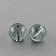 Chapelets de perles en verre transparent drawbench X-GLAD-Q012-6mm-09-1