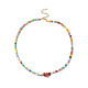 Наборы браслетов и ожерелий из стеклянных бусин радужного цвета SJEW-JS01269-10