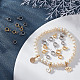 Sunnyclue 1 boîte de 60 perles en acier inoxydable pour la fabrication de bijoux STAS-SC0004-10-5
