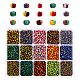8/0 Opaque Colours Seep Glass Beads SEED-PH0012-35-3mm-1