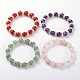 Braccialetti elastici con perline di pietre preziose naturali di San Valentino BJEW-JB01839-1