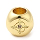 Gestell Messing Zirkonia europäischen Perlen KK-Q784-42G-3