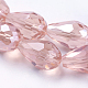 Chapelets de perles en verre électroplaqué X-EGLA-R008-15x10mm-7-3