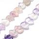 Natural Purple Fluorite Beads Strands G-T012-08-1