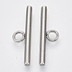 304 Stainless Steel Toggle Clasps Parts STAS-Q179-01-A-1