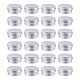BENECREAT 24 Pcs 10ml Aluminum Tin Jars CON-BC0004-82-3