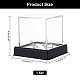 Square Transparent Acrylic Golf Ball Display Case AJEW-WH0323-05A-2