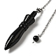 Natural Obsidian Pointed Dowsing Pendulums G-F758-F05-P-2