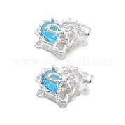 Застежки для стеклянных коробок из латуни KK-B125-01S-01