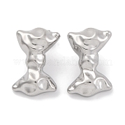 Серьги-гвоздики из нержавеющей стали 304 EJEW-H013-28P