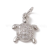 Латунные микро проложить кубического циркония подвески ZIRC-F132-27P