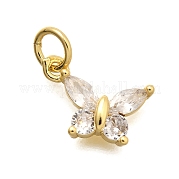 Латунные микро проложить кубического циркония подвески KK-C087-08G