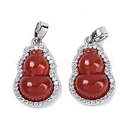 Латунные микро проложить кубического циркония подвески KK-U043-35P-01