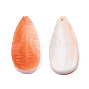Подвески из натуральных красных ракушек trochus SSHEL-N032-43