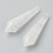 Природный кристалл кварца бусины G-H256-10
