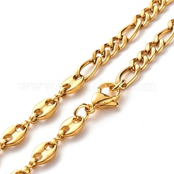 Collier chaîne en acier inoxydable 304&nbsp;NJEW-JN03778