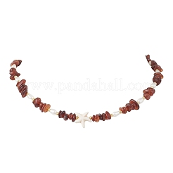 Женские бусины с натуральным гранатом&nbsp;NJEW-JN05765