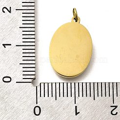 Подвески из нержавеющей стали 304 с эмалью&nbsp;STAS-R153-11G