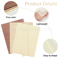 3 пакетик прямоугольной папиросной бумаги 3 цветов&nbsp;DIY-OC0010-91