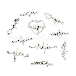 80 Stück 10 Stile Verbindungsanhänger aus Legierung im tibetischen Stil&nbsp;TIBE-CJ0001-38