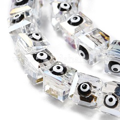 Прозрачные стеклянные бусины LAMP-F032-04A