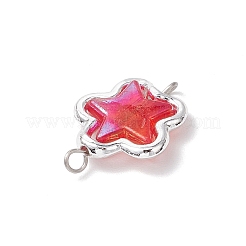 Сплав прозрачный акриловый цветок соединительные подвески&nbsp;PALLOY-JF03674