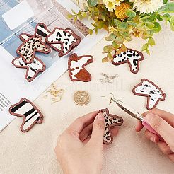 Набор для самостоятельного изготовления сережек в виде головы лошади&nbsp;DIY-OC0009-81