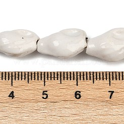 Фарфоровые бусины ручной работы серии «Океан» PORC-R002-04A-05