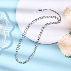 Ожерелья из цепей-кабелей из нержавеющей стали 304&nbsp;NJEW-JN05577