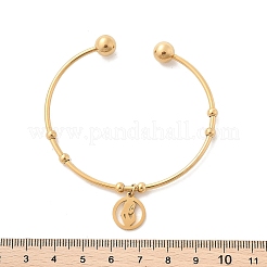 201 браслет-манжета из нержавеющей стали&nbsp;BJEW-M284-20G-1