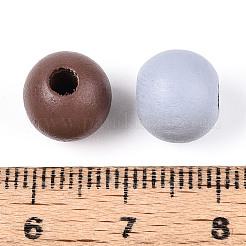 Бусины из натурального дерева схима WOOD-N018-06