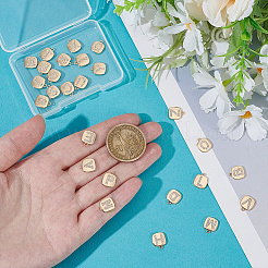 26 шт. 26 стиля латунных подвесок с микропаве из кубического циркония&nbsp;KK-PH0013-99