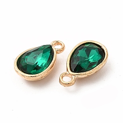 Факельные стеклянные подвески из стразы&nbsp;GLAA-I051-A13