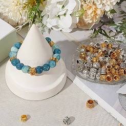 100 шт. 10 стиля сплава европейских бусин FIND-SP0003-94